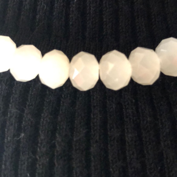 White Crystal Necklace - Picture 2 of 3